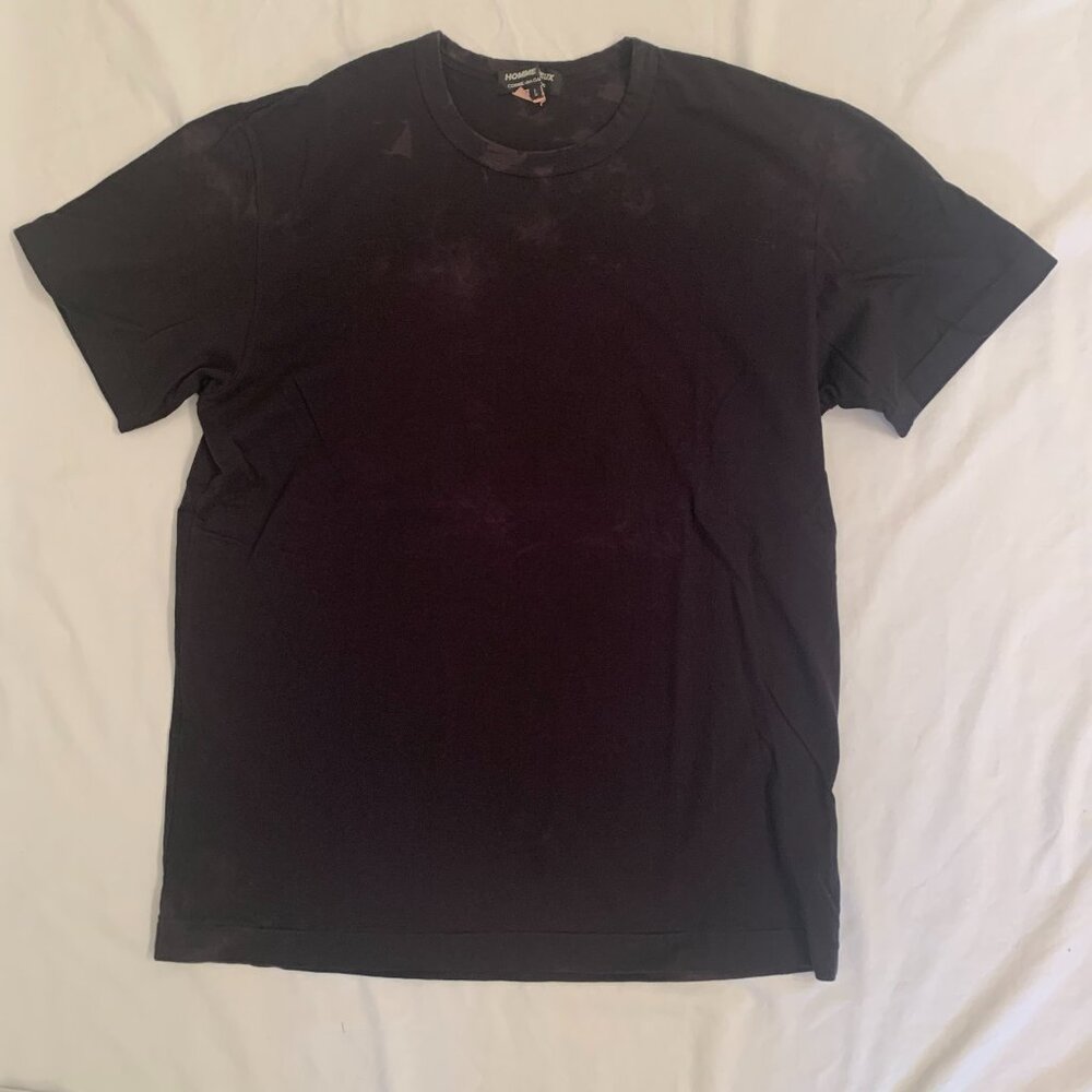 HOMME DEUX Comme des Garcons NAVY tie-dye t-shirt